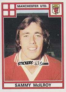 Figurina Sammy Mcllroy - UK Football 1977-1978 - Panini