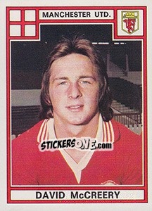 Sticker David McCreery - UK Football 1977-1978 - Panini