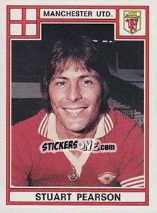 Sticker Stuart Pearson - UK Football 1977-1978 - Panini