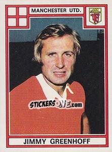 Cromo Jimmy Greenhoff - UK Football 1977-1978 - Panini