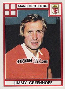 Sticker Jimmy Greenhoff - UK Football 1977-1978 n. 242 - Panini