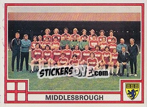 Figurina Team Photo - UK Football 1977-1978 - Panini