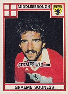 Cromo Graeme Souness - UK Football 1977-1978 - Panini