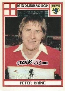 Sticker Peter Brine - UK Football 1977-1978 - Panini
