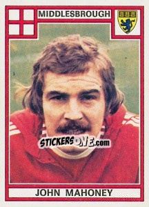 Sticker John Mahoney - UK Football 1977-1978 n. 254 - Panini