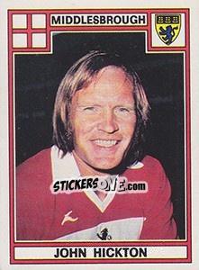 Sticker John Hickton - UK Football 1977-1978 - Panini
