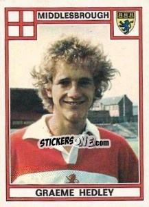 Sticker Graeme Hedley - UK Football 1977-1978 - Panini
