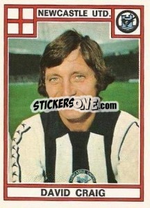 Sticker David Craig - UK Football 1977-1978 - Panini