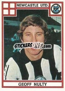 Sticker Geoff Nulty - UK Football 1977-1978 - Panini