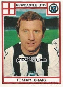 Sticker Tommy Craig - UK Football 1977-1978 - Panini