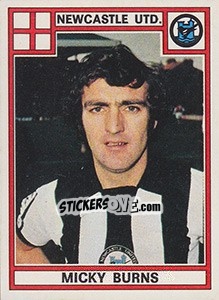 Figurina Micky Burns - UK Football 1977-1978 - Panini