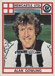 Sticker Alan Gowling - UK Football 1977-1978 - Panini