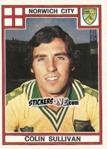 Cromo Colin Sullivan - UK Football 1977-1978 - Panini