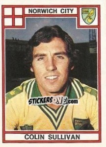Figurina Colin Sullivan - UK Football 1977-1978 n. 282 - Panini