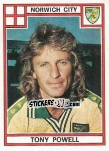 Sticker Tony Powell - UK Football 1977-1978 - Panini