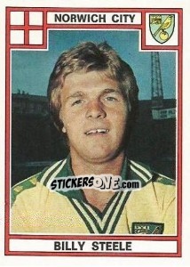 Cromo Billy Steele - UK Football 1977-1978 - Panini