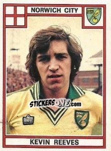 Sticker Kevin Reeves - UK Football 1977-1978 n. 291 - Panini