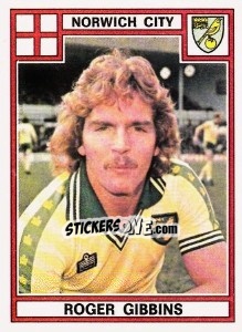 Figurina Roger Gibbins - UK Football 1977-1978 n. 293 - Panini