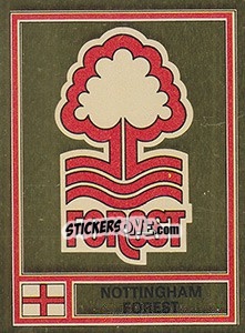 Sticker Team Badge - UK Football 1977-1978 - Panini