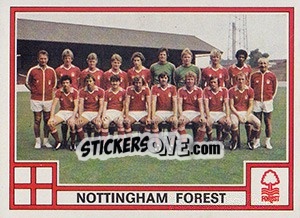 Figurina Team Photo - UK Football 1977-1978 - Panini