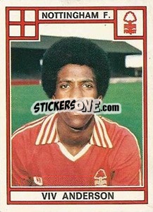 Sticker Viv Anderson - UK Football 1977-1978 n. 298 - Panini