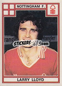 Cromo Larry Lloyd - UK Football 1977-1978 - Panini
