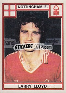 Figurina Larry Lloyd - UK Football 1977-1978 - Panini