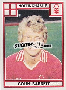 Sticker Colin Barrett - UK Football 1977-1978 - Panini
