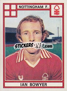 Figurina Ian Bowyer - UK Football 1977-1978 - Panini