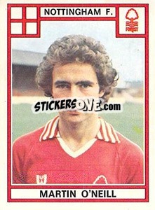 Sticker Martin O'Neill - UK Football 1977-1978 - Panini