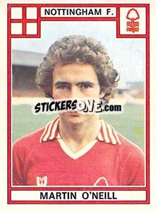 Sticker Martin O'Neill - UK Football 1977-1978 n. 306 - Panini