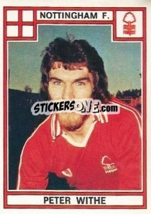 Cromo Peter With - UK Football 1977-1978 n. 307 - Panini
