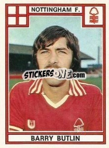 Sticker Barry Butlin - UK Football 1977-1978 - Panini