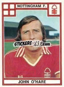 Sticker John O'Hare - UK Football 1977-1978 - Panini