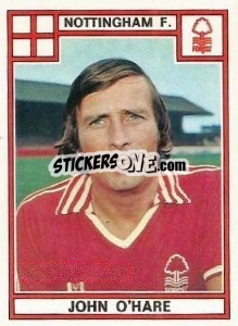 Figurina John O'Hare - UK Football 1977-1978 n. 309 - Panini