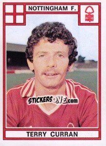 Cromo Terry Curran - UK Football 1977-1978 - Panini