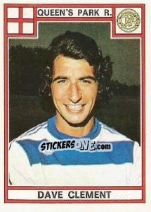 Figurina Dave Clement - UK Football 1977-1978 - Panini