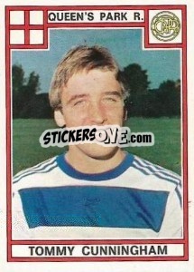 Cromo Tommy Cunningham - UK Football 1977-1978 - Panini