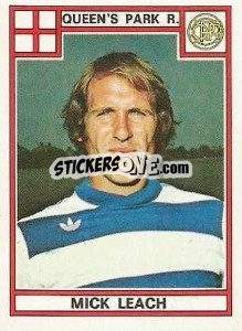 Figurina Mick Leach - UK Football 1977-1978 - Panini