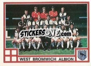 Sticker Team Photo - UK Football 1977-1978 - Panini