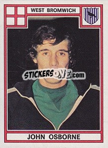 Sticker John Osborne - UK Football 1977-1978 - Panini