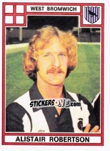 Sticker Alistair Robertson - UK Football 1977-1978 - Panini