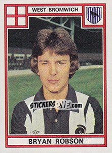 Sticker Bryan Robson - UK Football 1977-1978 n. 335 - Panini