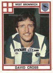 Sticker David Cross - UK Football 1977-1978 - Panini