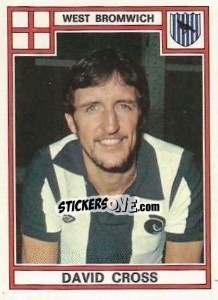 Sticker David Cross - UK Football 1977-1978 n. 341 - Panini