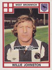 Figurina Willie Johnston - UK Football 1977-1978 - Panini
