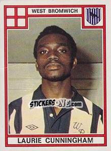 Cromo Laurie Cunningham - UK Football 1977-1978 n. 343 - Panini