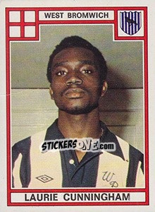 Figurina Laurie Cunningham - UK Football 1977-1978 - Panini