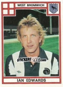 Figurina Ian Edwards - UK Football 1977-1978 n. 344 - Panini