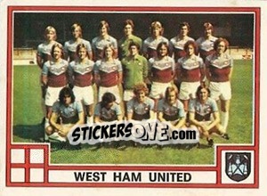 Figurina Team Photo - UK Football 1977-1978 - Panini